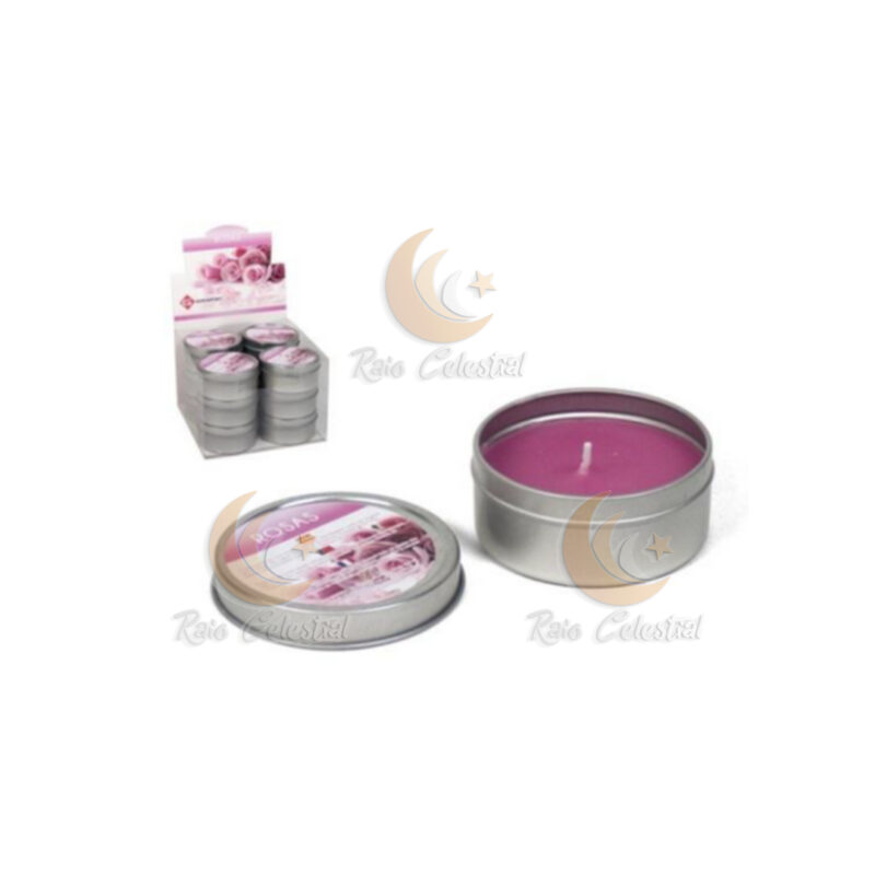 Vela Perfumada Rosas 40gr - 12 und