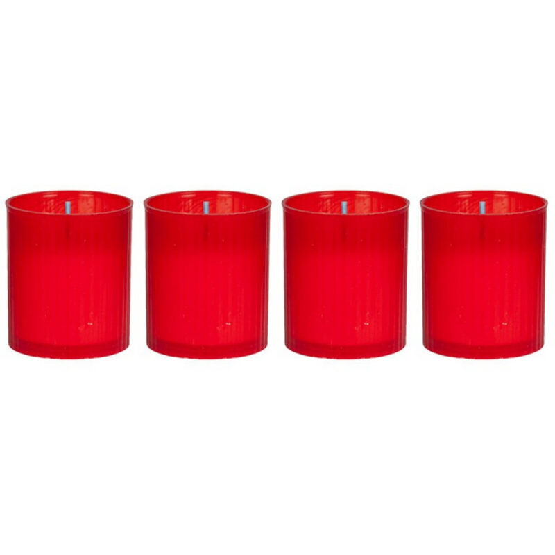 PACK 4 VELAS VERMELHO - CX 24 UNID