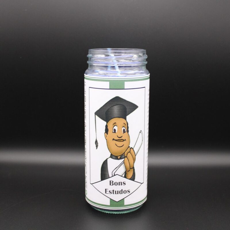 VELA FRASCO BONS ESTUDOS