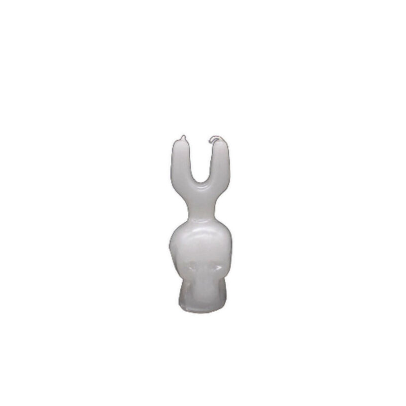 VELA DESTRANCA TUDO BRANCO 12CM