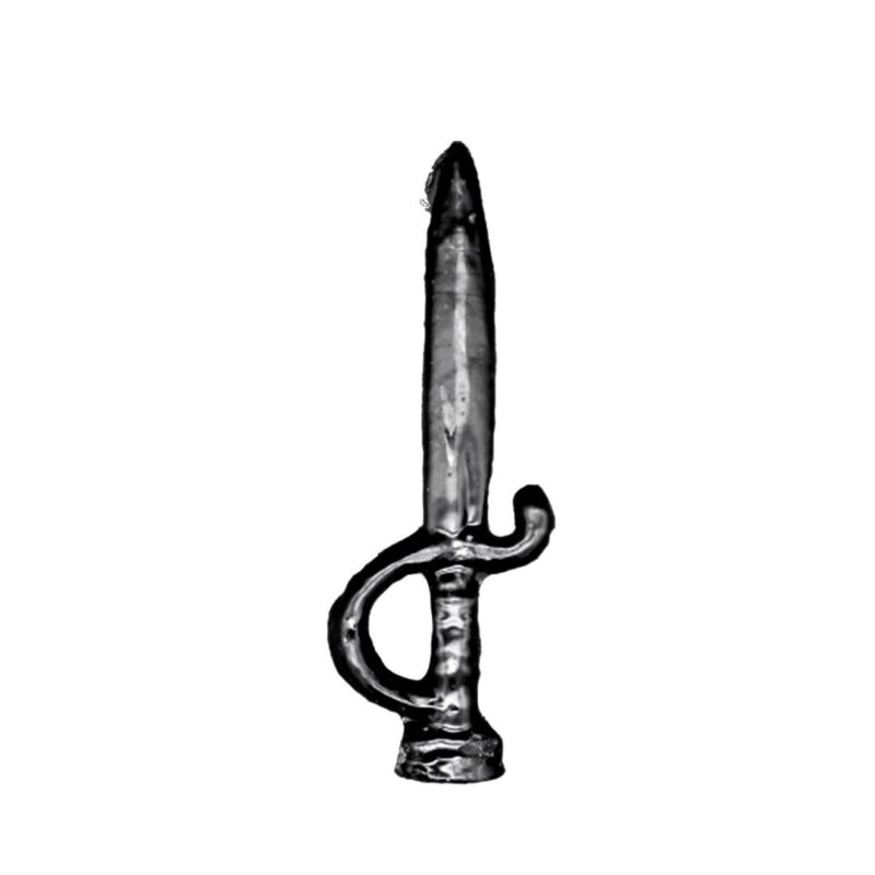 VELA ESPADA PRETO 15CM
