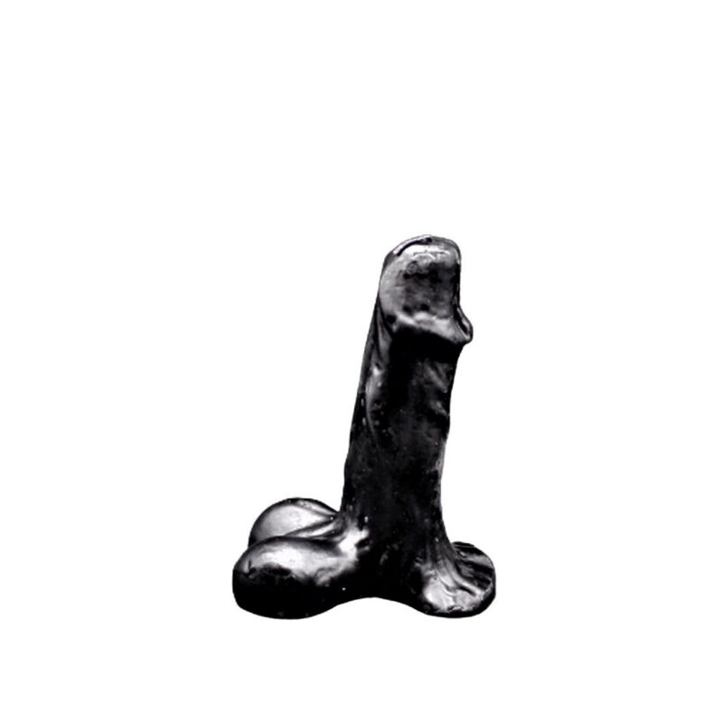 VELA FALO PRETO 17CM