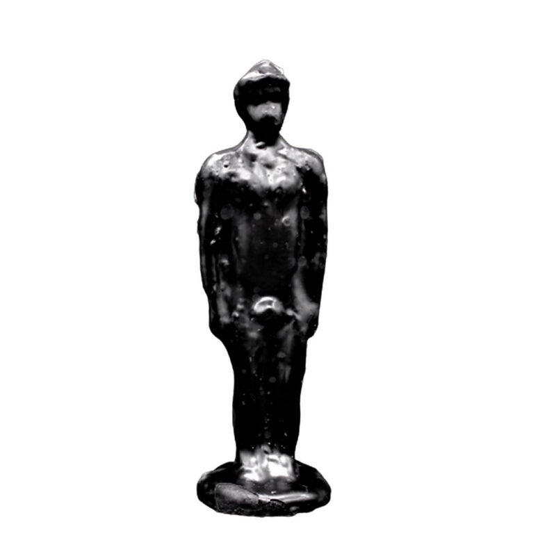 VELA HOMEM PRETO 22CM