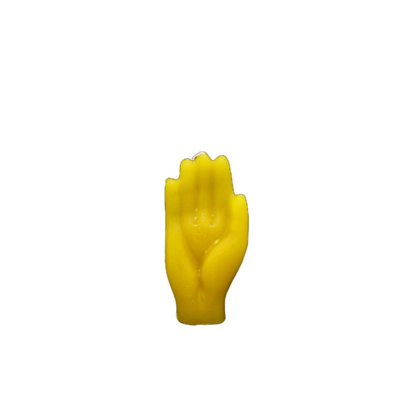 VELA MAO DE FATIMA AMARELO