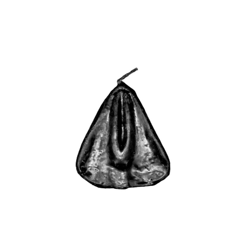 VELA VAGINA PRETO 10CM