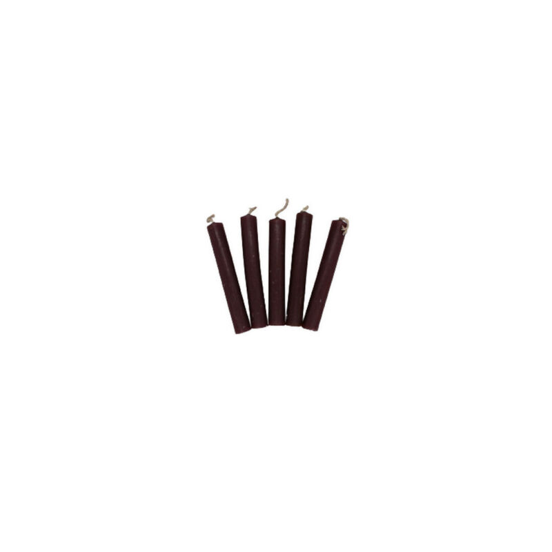 VELA CASTANHO (20UND) 10X1,5CM