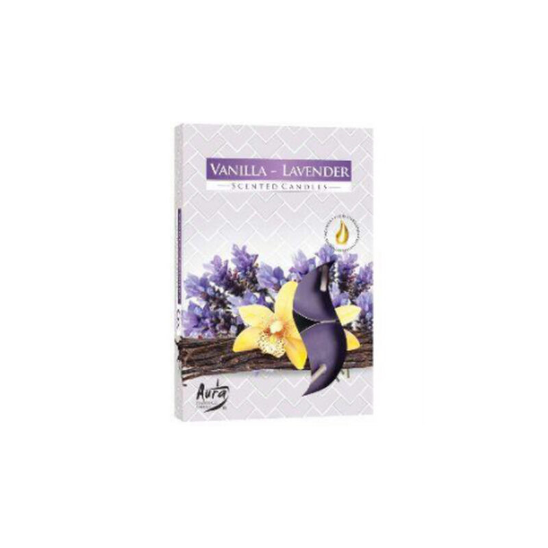 Vela T Light Baunilha e Lavanda (cx 6 und)