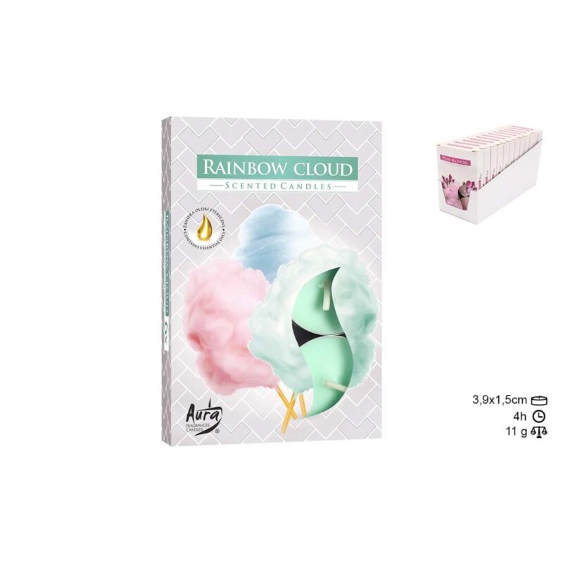 Vela T Light Algodao Doce - cx 6 und