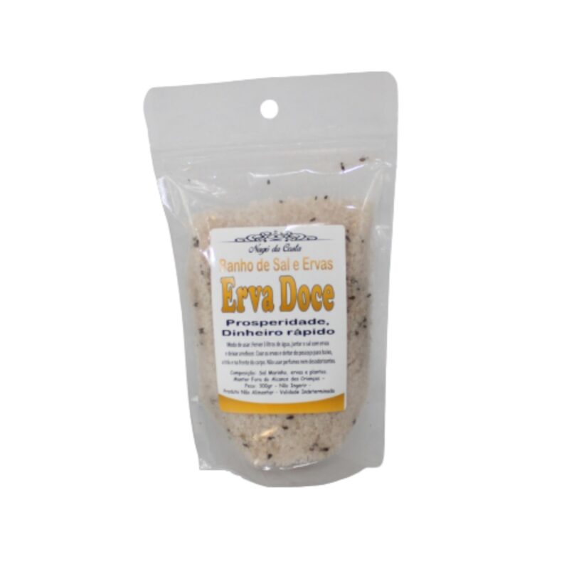 Banho Sal e Ervas Erva Doce 300gr