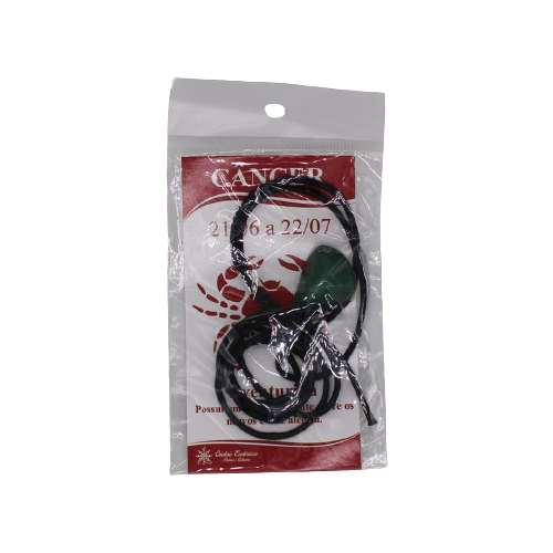 Pingente do Signo Caranguejo c- cordao