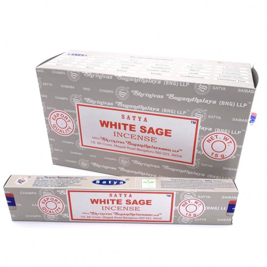 Incenso Satya White Sage 15gr - 12 und