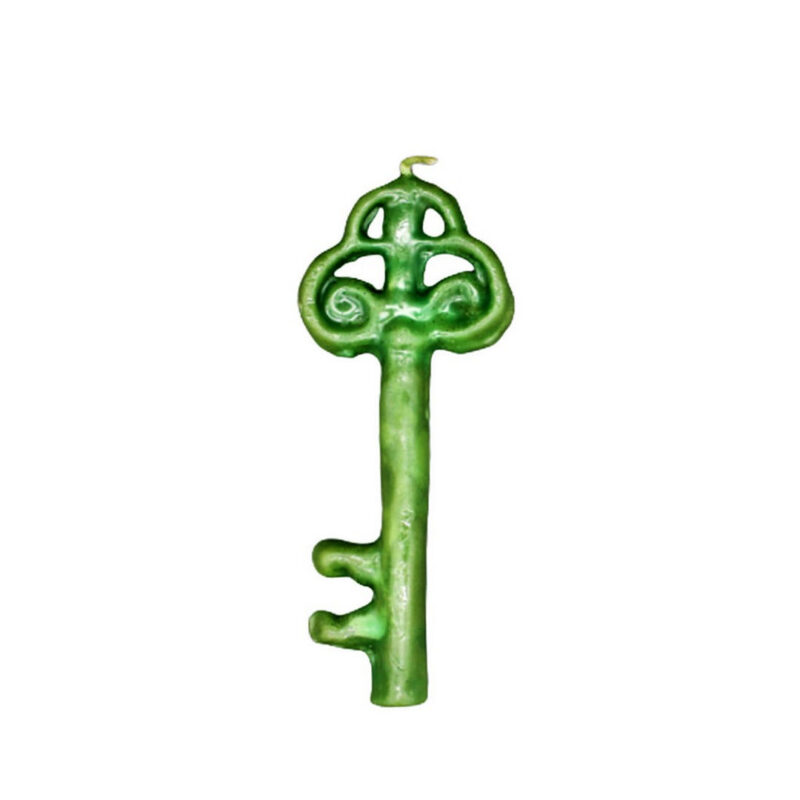 VELA CHAVE VERDE 16CM