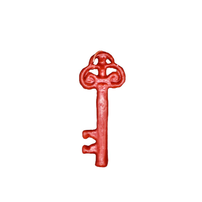 VELA CHAVE VERMELHO 16CM