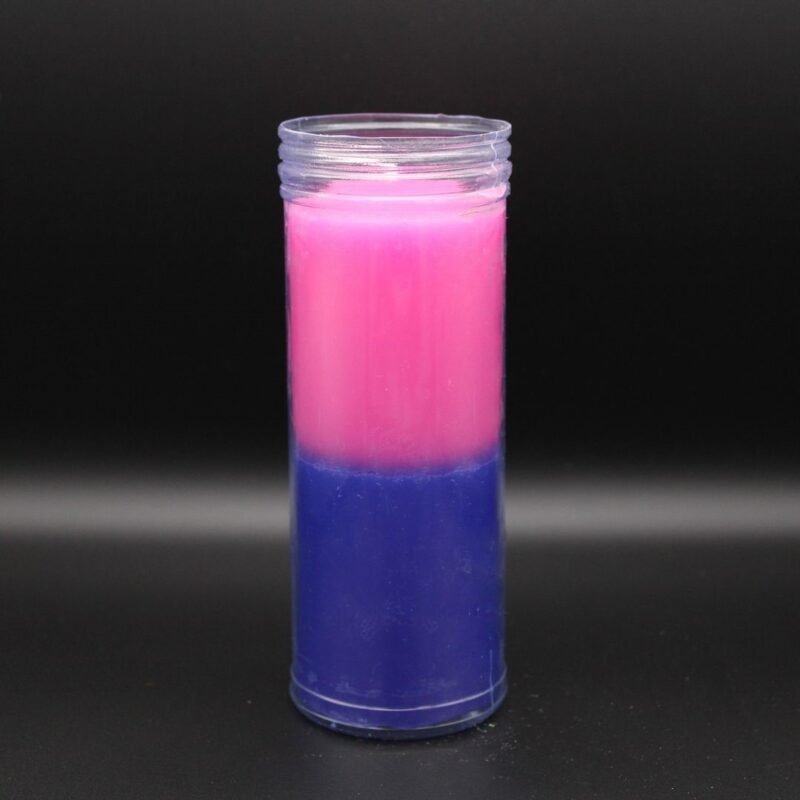 VELA COPO ROSA-AZUL