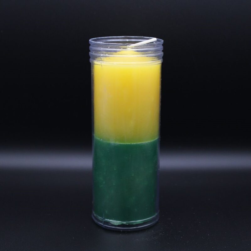 VELA COPO AMARELO-VERDE