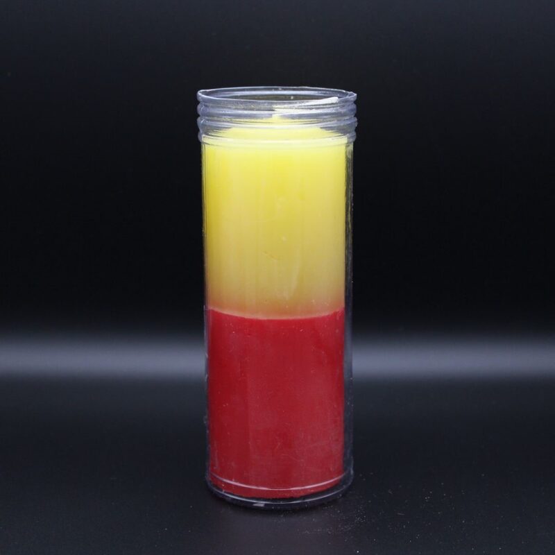 VELA COPO AMARELO-VERMELHO
