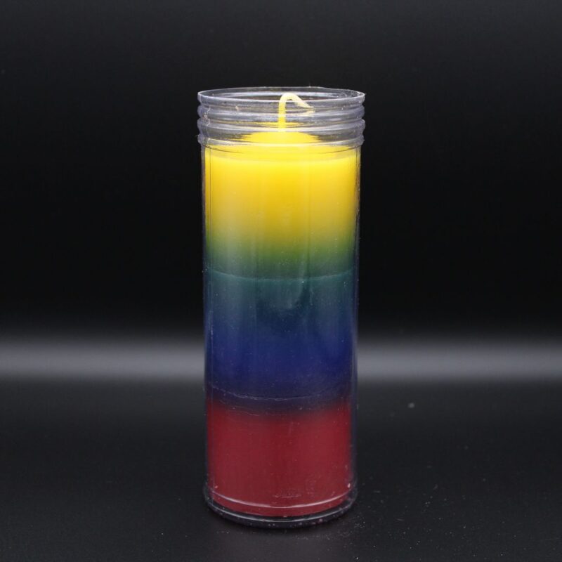 VELA COPO AMARELO-AZUL-VERMELHO
