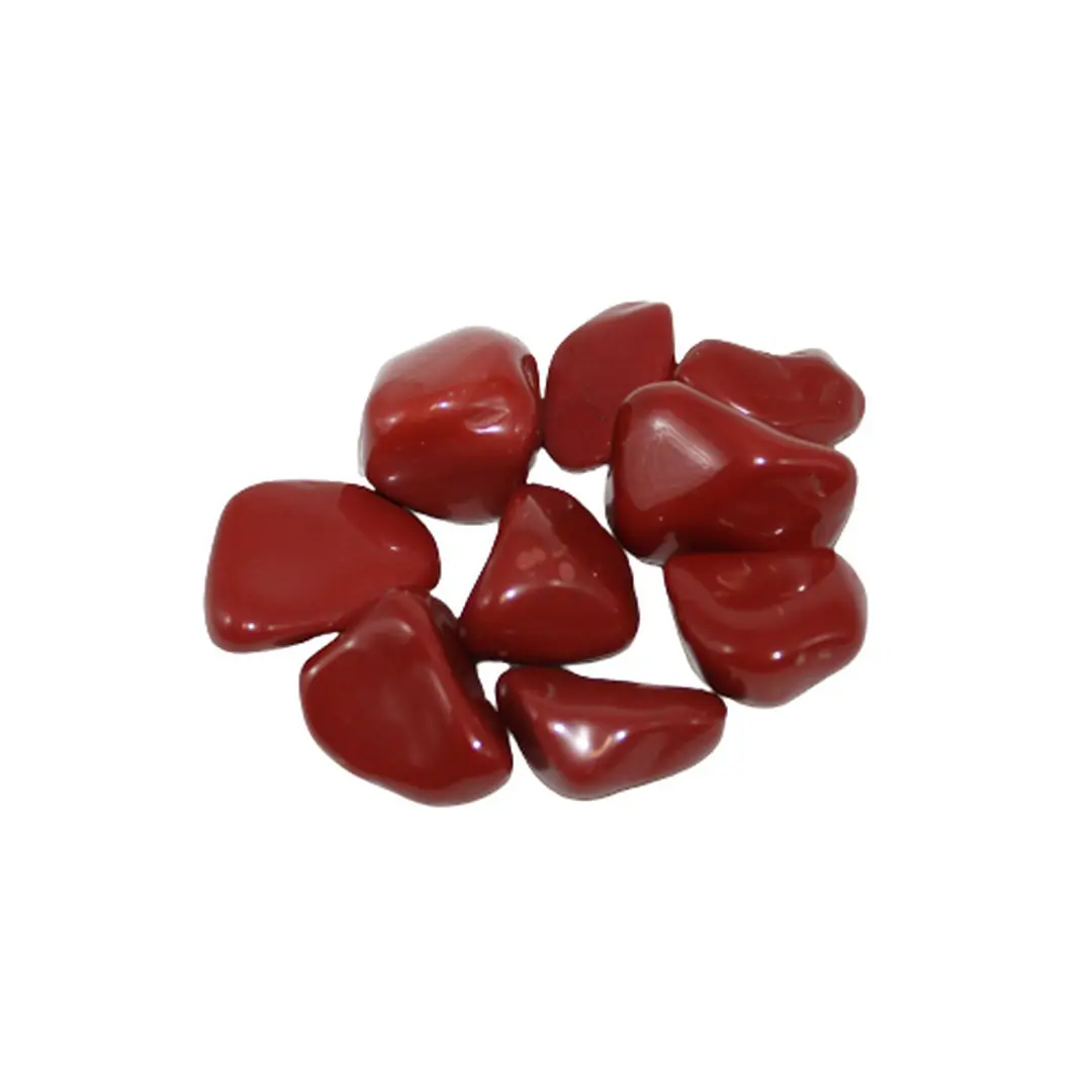 Jaspe Vermelho rolada 2,5x3cm KG