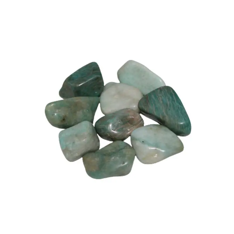 Amazonita rolada 2,5x3cm KG