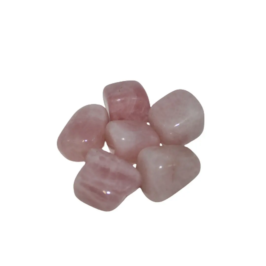 Quartzo Rosa rolada 3,5x4cm KG