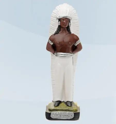 Cacique Pena Branca (com roupa) BAHIA 20cm