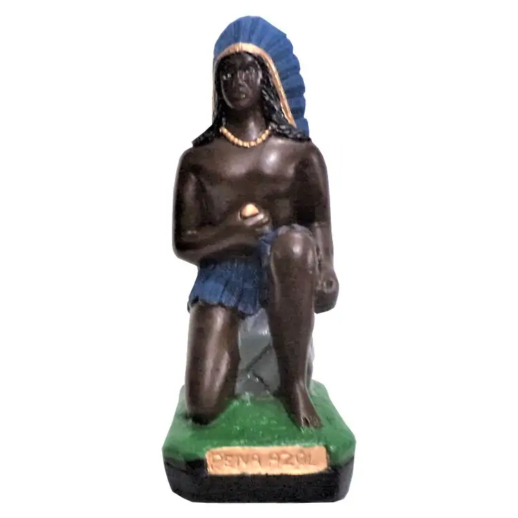 Caboclo Pena Azul 20 cm