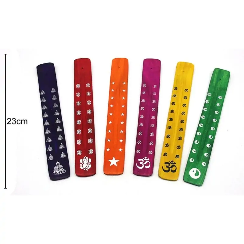 P. Incenso Madeira cores 26cm - 6und