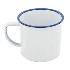 Caneca Agate (fio azul) 9cm