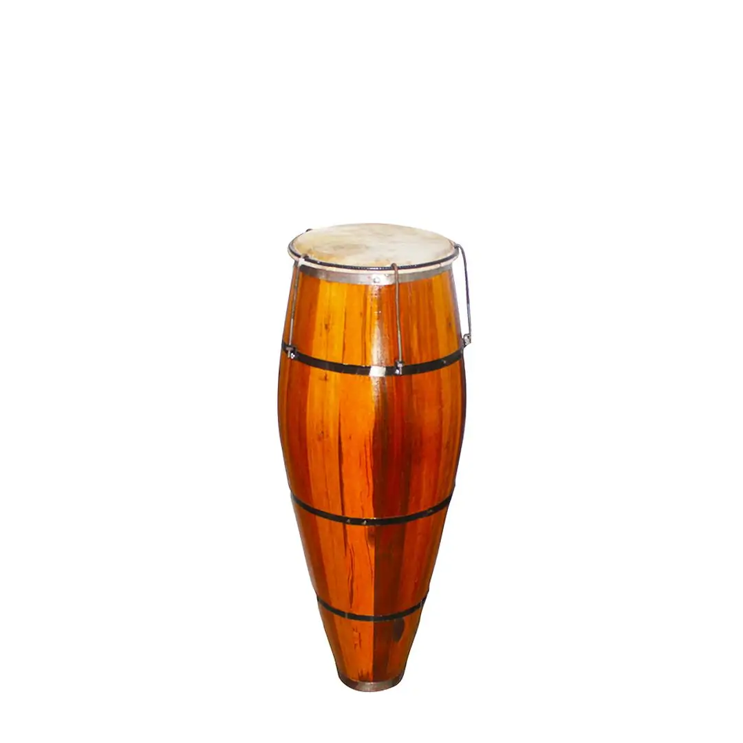 Atabaque escuro tradicional 80cm