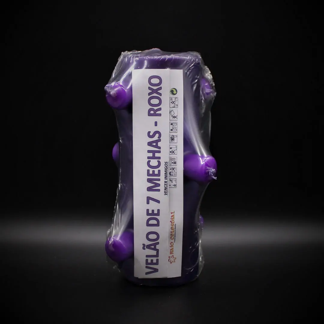 VELAO 7 MECHAS ROXO