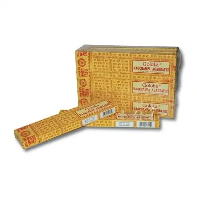 Incenso Goloka Nag Champa 16gr (12unid)