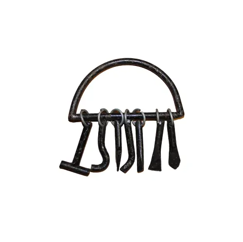 Ogum Deitado Ferro 10cm